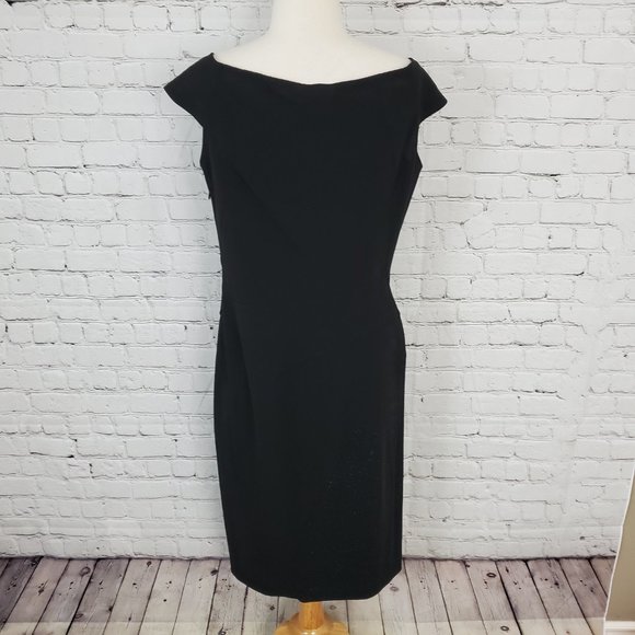 Donna Karan Sleeveless Black Dress 10 NWT - Picture 6 of 8